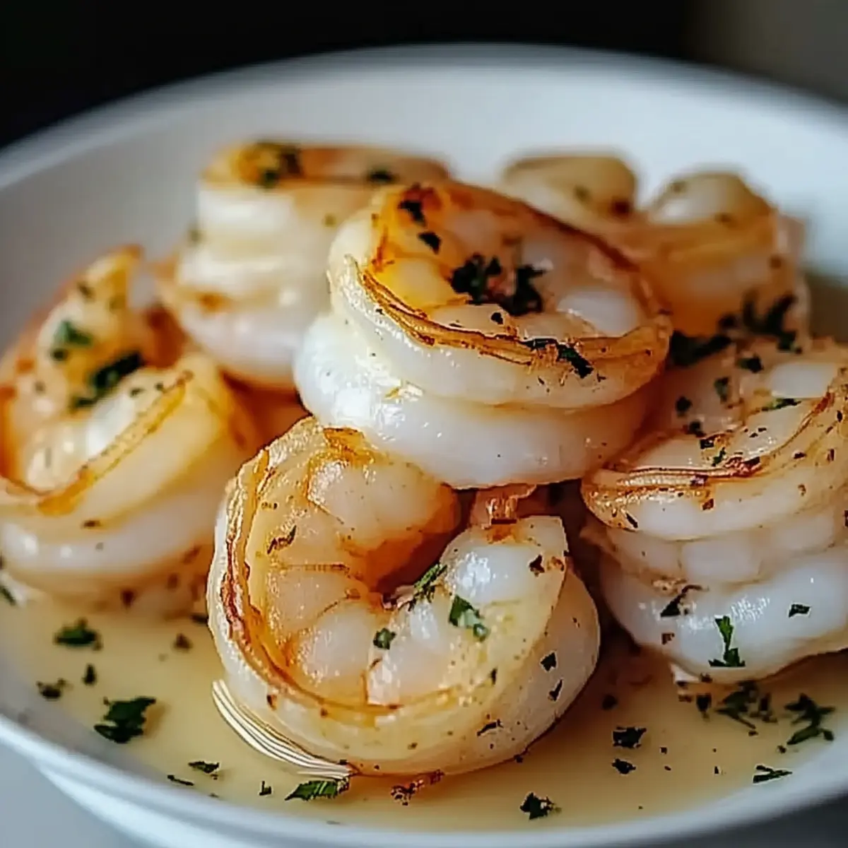 Scallops and Shrimp in Garlic Butter Sauce