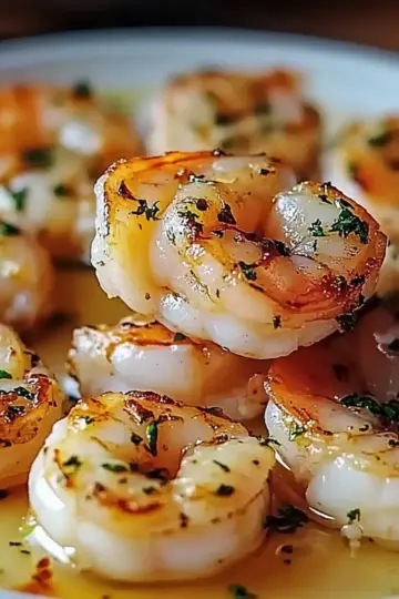 Scallops and Shrimp in Garlic Butter Sauce
