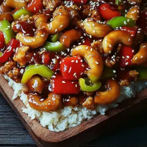 Sheet Pan Cashew Chicken