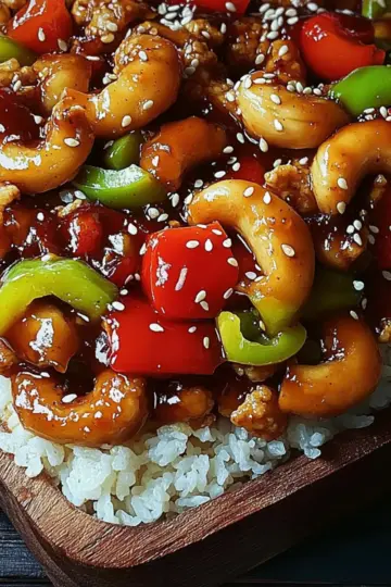 Sheet Pan Cashew Chicken