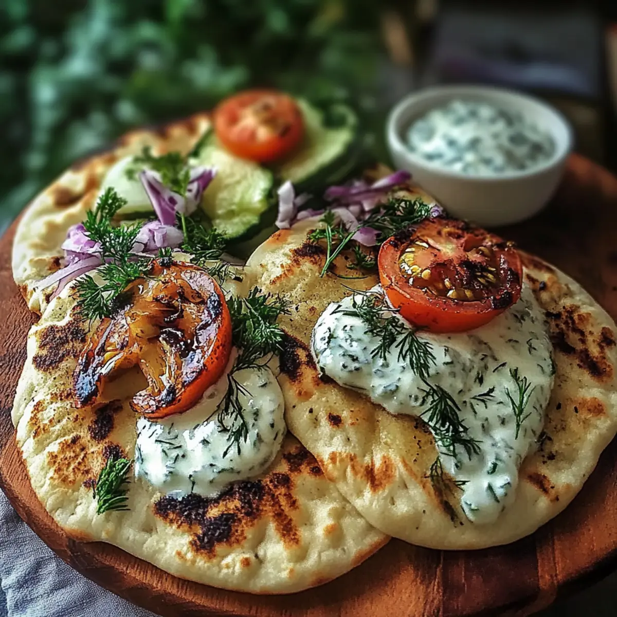 Sheet Pan Chicken Pitas with Herby Ranch