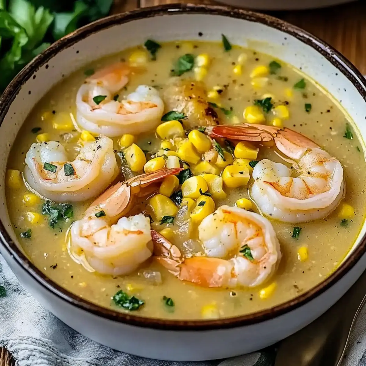 Shrimp and Corn Soup