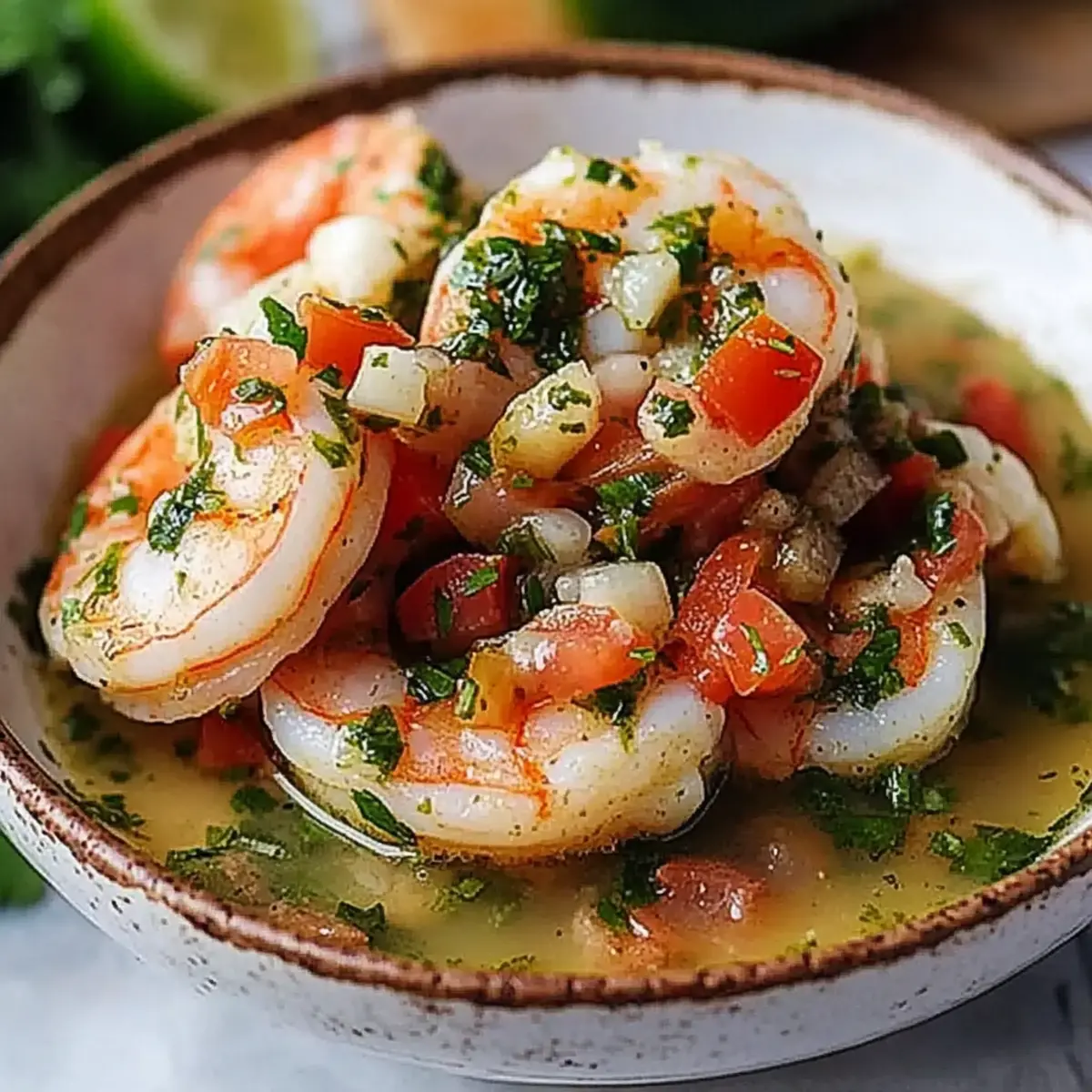 Shrimps in Culichi Salsa