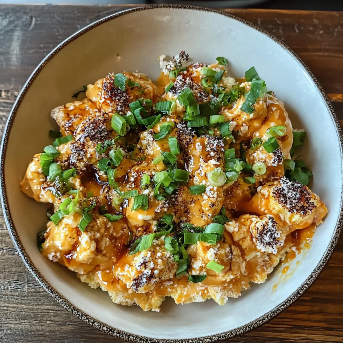 Silky Miso Scrambled Eggs