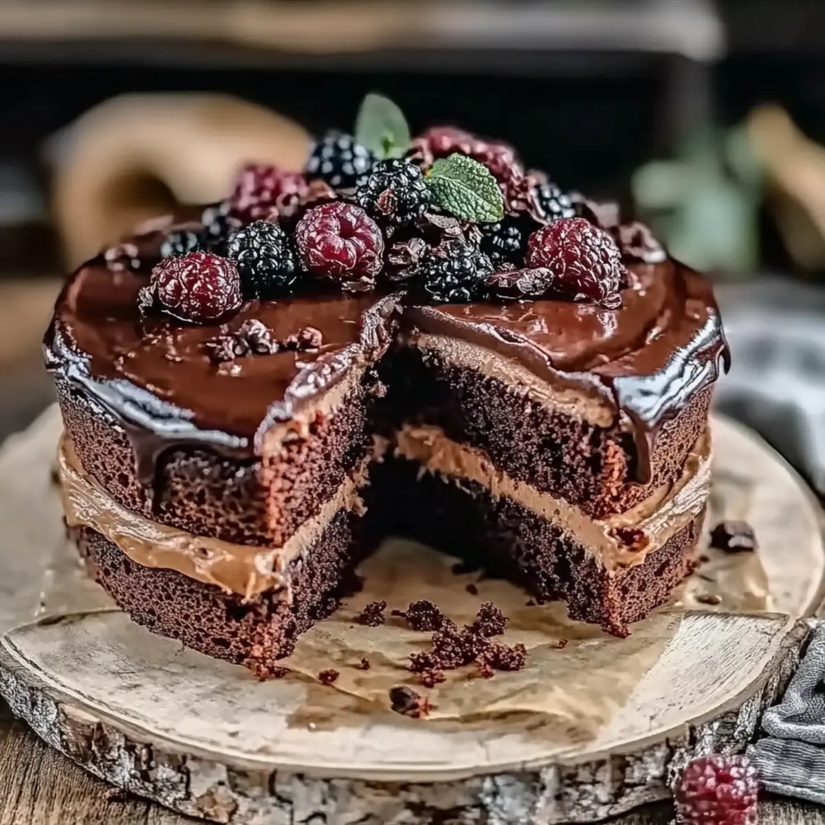 Sour Cream Chocolate Loaf Cake