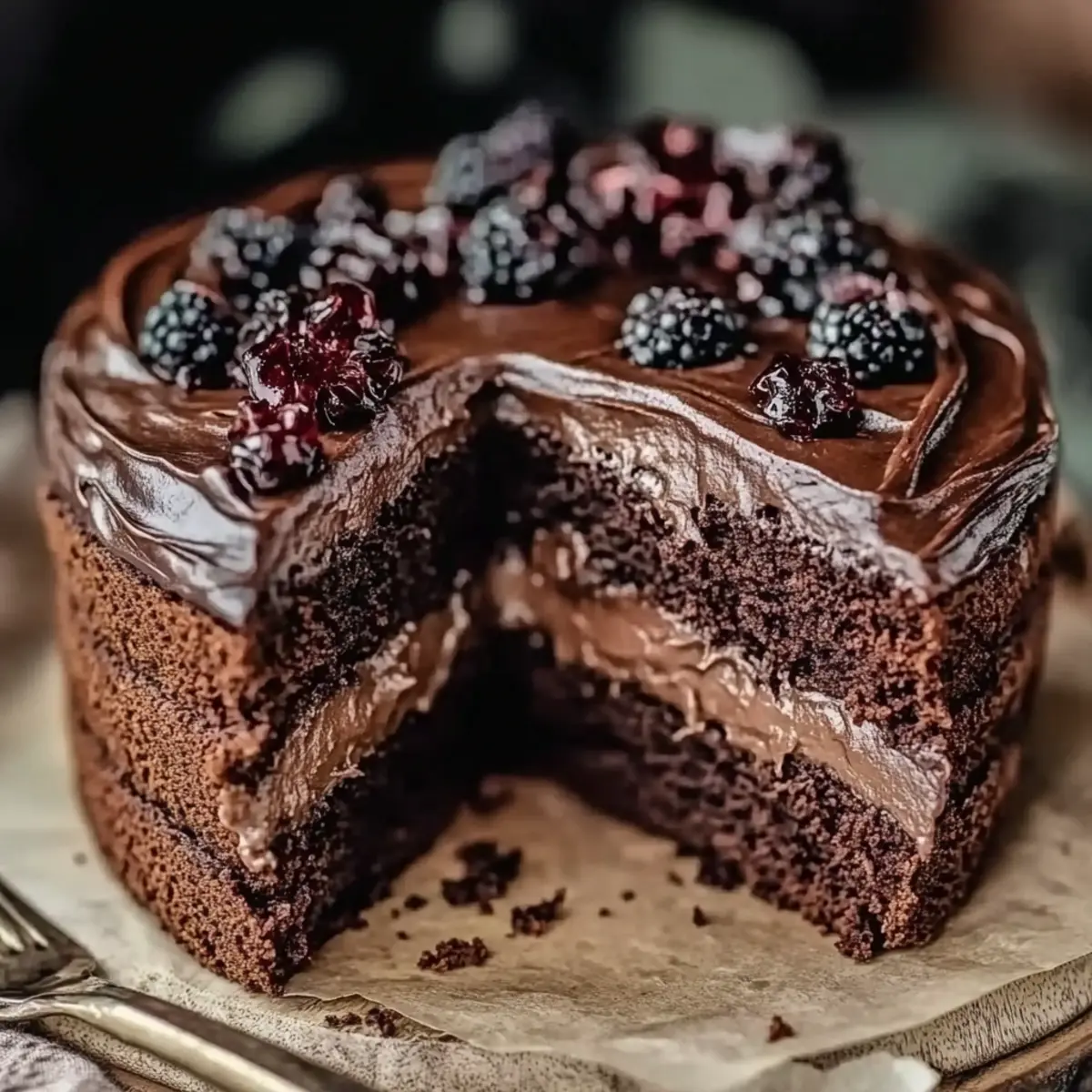 Sour Cream Chocolate Loaf Cake