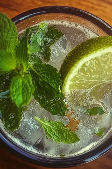 Sparkling Zesty Minty Non-Alcoholic Mojito