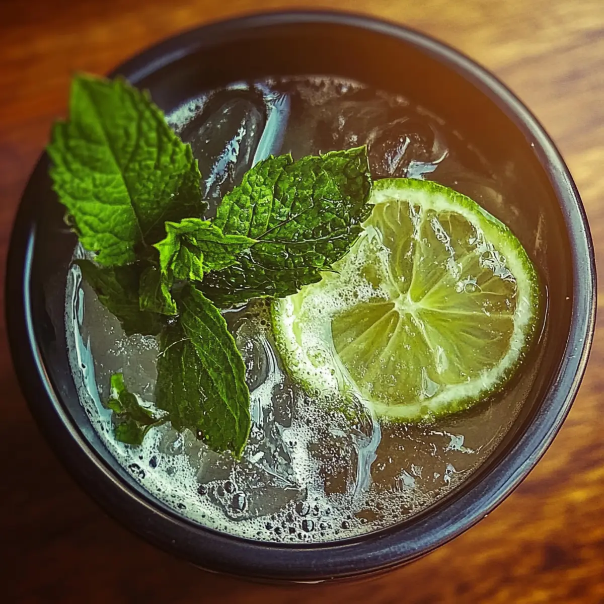 Sparkling Zesty Minty Non-Alcoholic Mojito