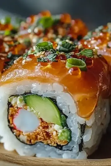 Spicy Salmon Sushi Bake