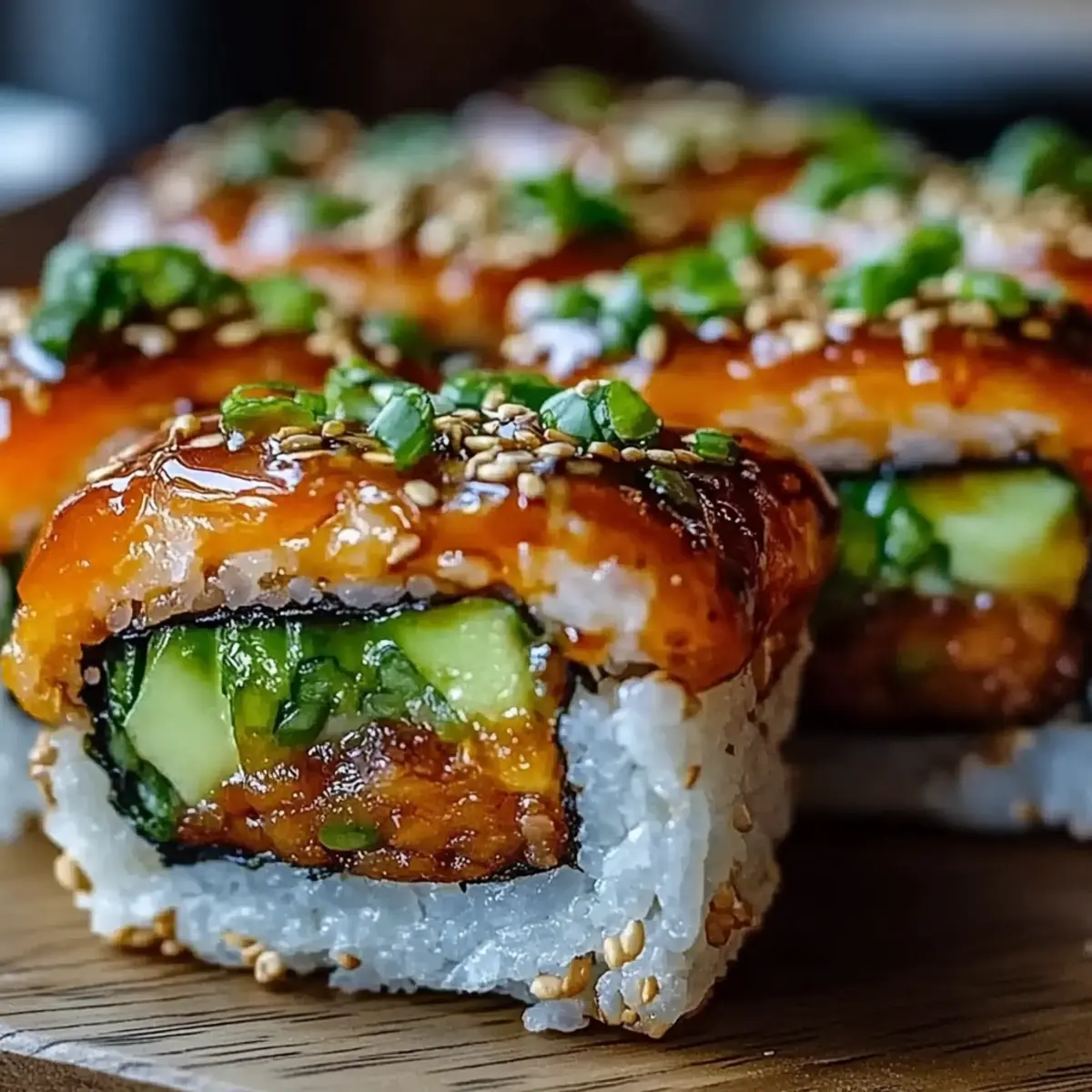 Spicy Salmon Sushi Bake