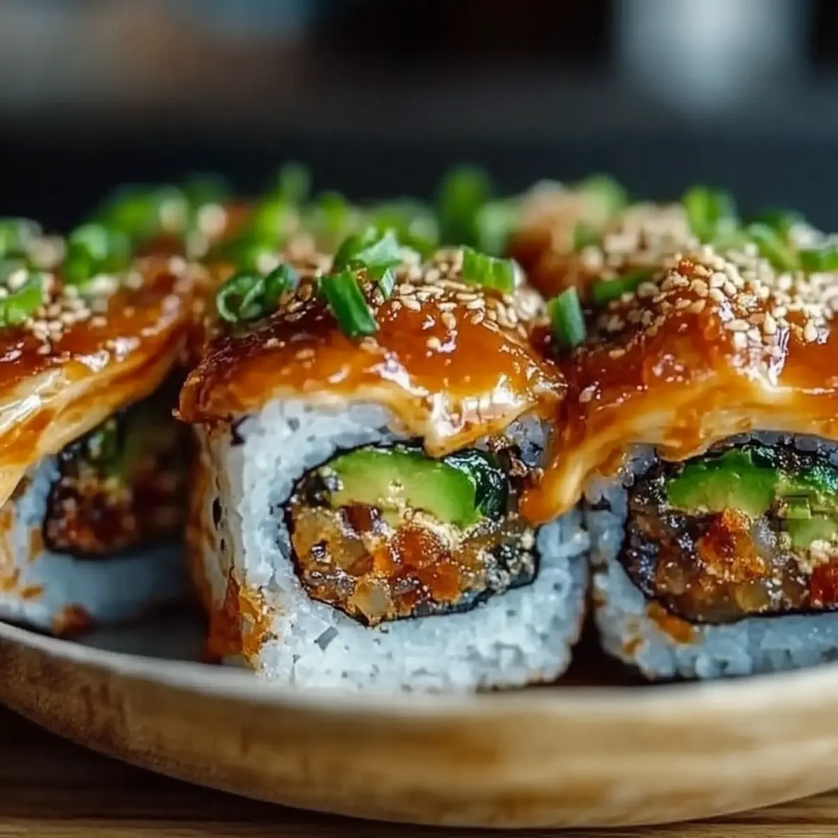 Spicy Salmon Sushi Bake