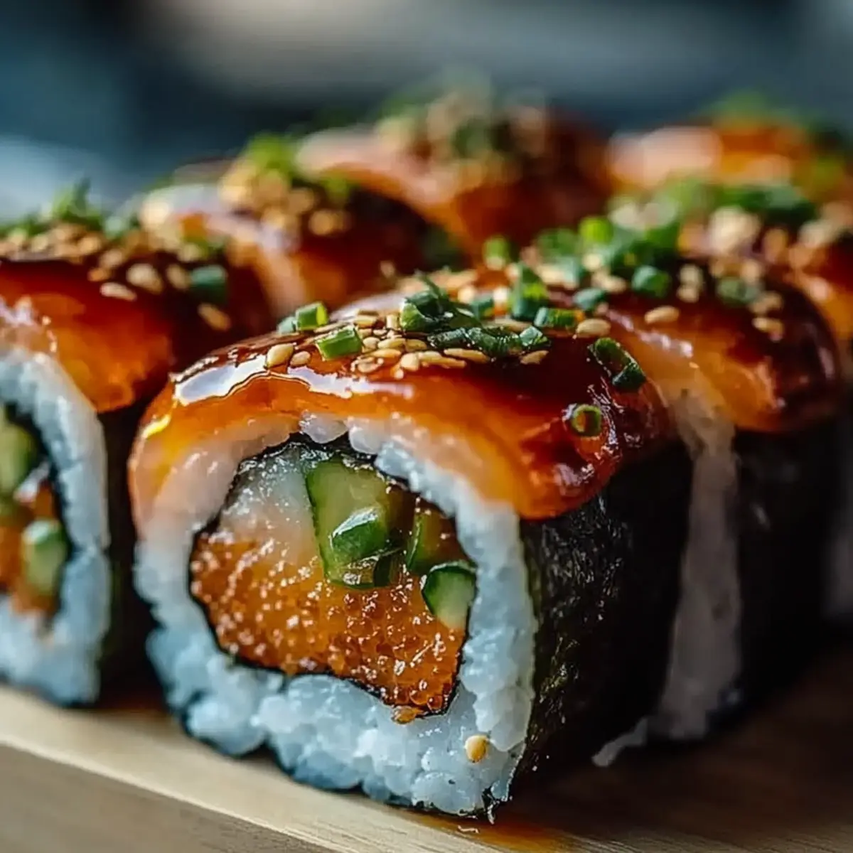 Spicy Salmon Sushi Bake