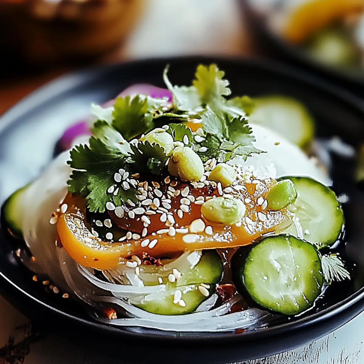 Spring Roll Salad with Spicy Ginger Dressing