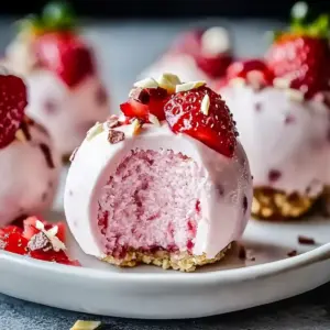Strawberry Cheesecake Protein Balls