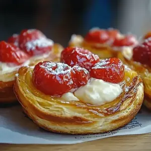 Strawberry Cream Cheese Danish