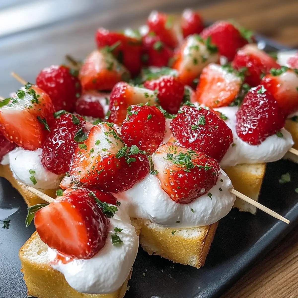 Strawberry Shortcake Kabobs
