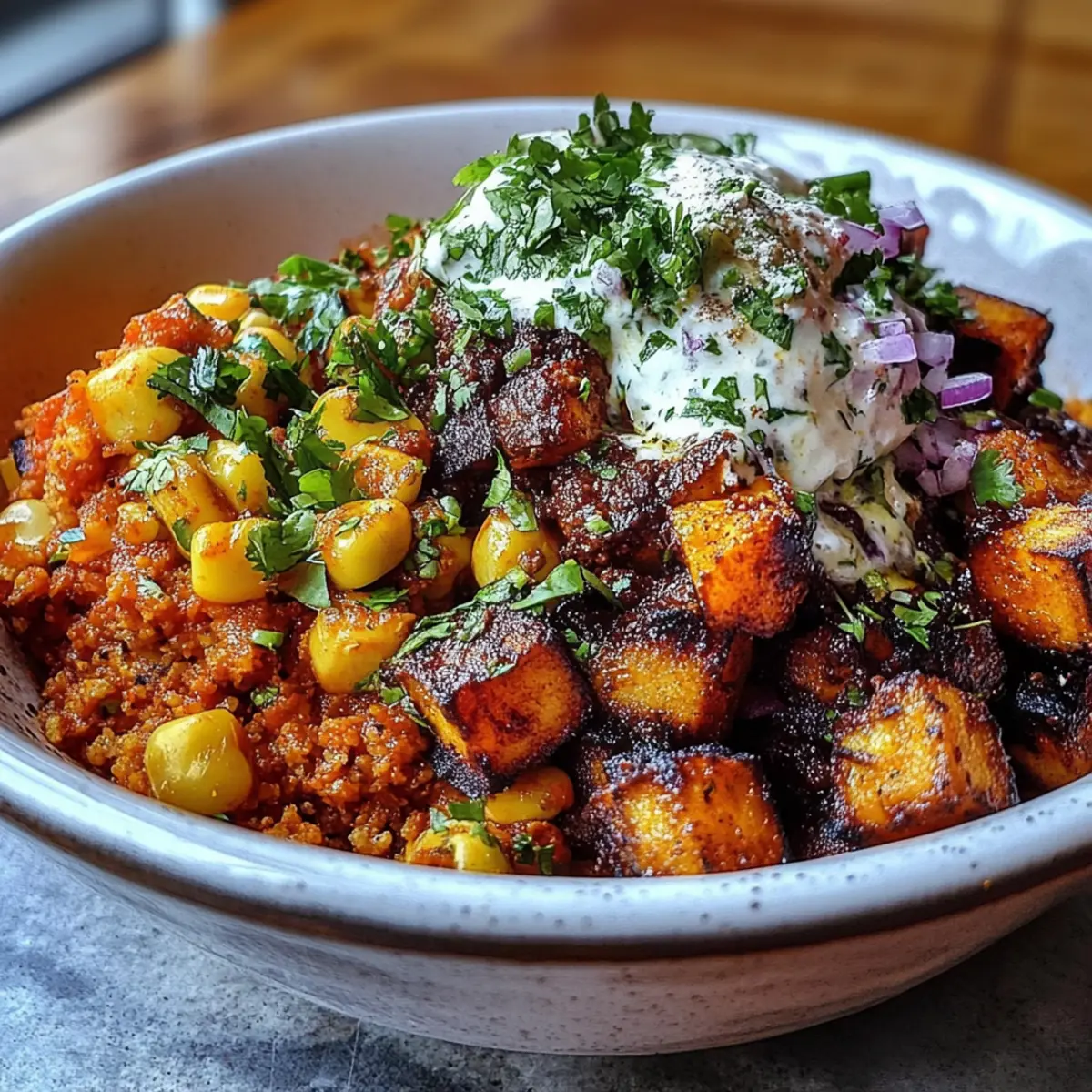 Sweet Potato Taco Bowl