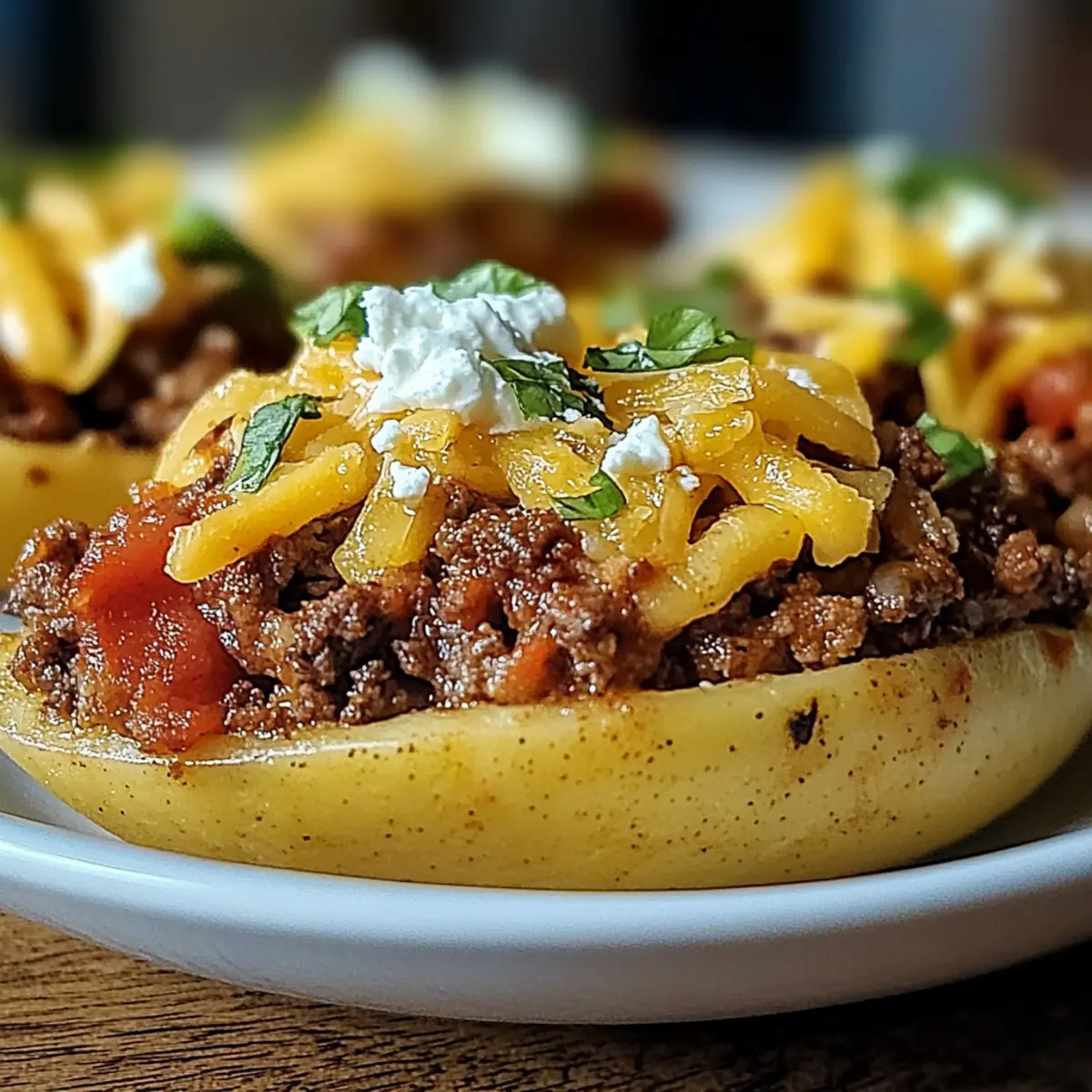 Taco Loaded Baked Potatoes