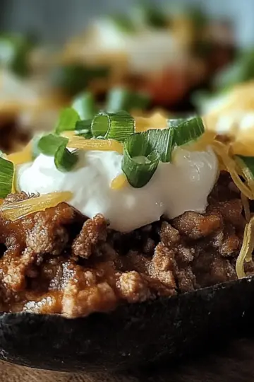 Taco Loaded Baked Potatoes