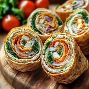 Turkey Hummus Roll Ups