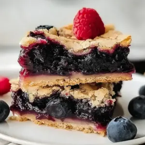 Vegan Berry Crumble Bars