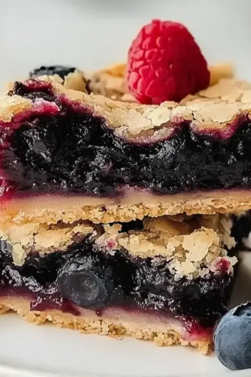Vegan Berry Crumble Bars