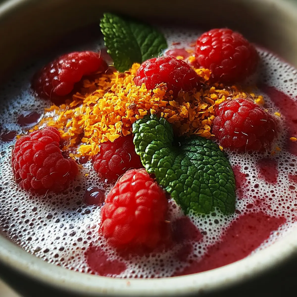Vegan Raspberry Chia Pudding
