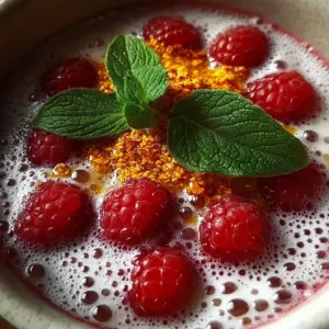 Vegan Raspberry Chia Pudding
