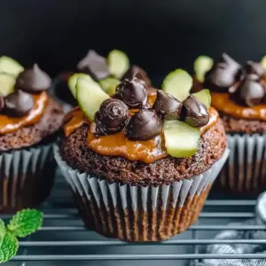 Veggie-Loaded Chocolate Muffins