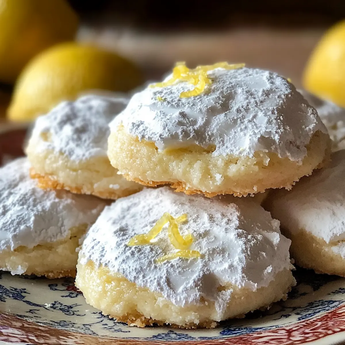Zesty Lemon Meltaway Cookies