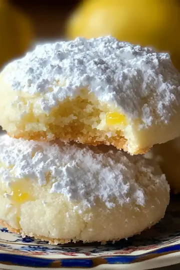 Zesty Lemon Meltaway Cookies