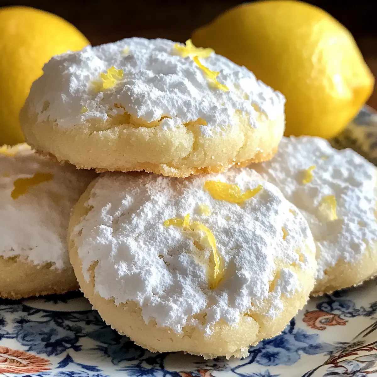 Zesty Lemon Meltaway Cookies