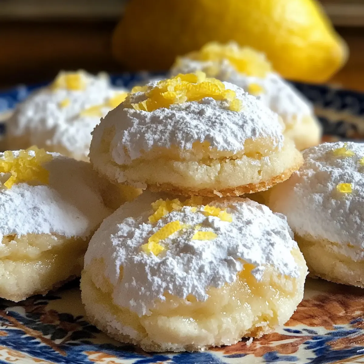 Zesty Lemon Meltaway Cookies