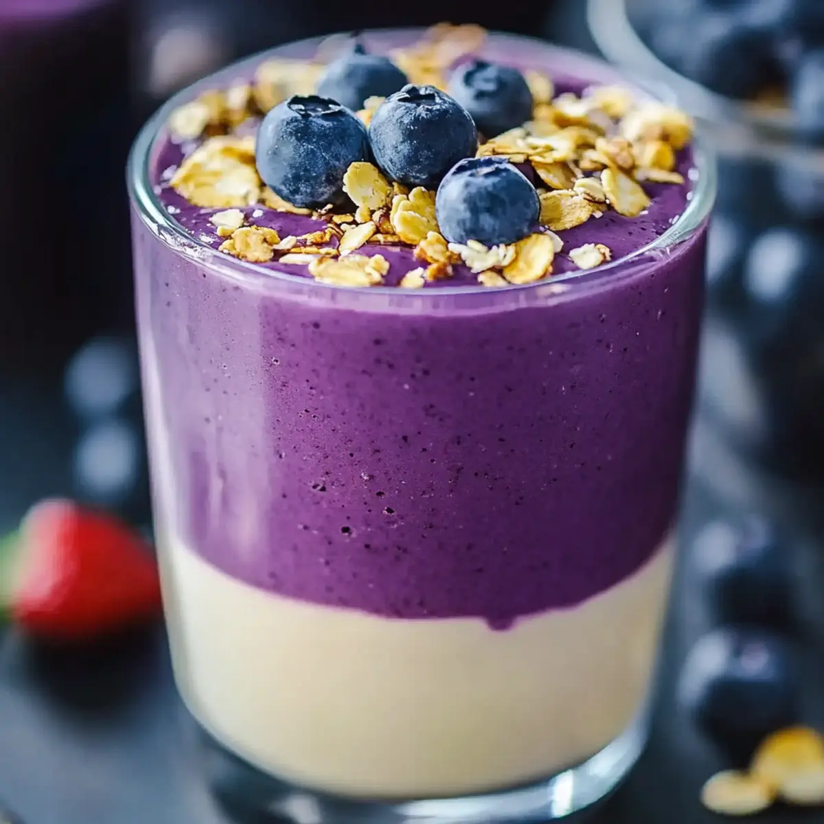 Blueberry Oatmeal Smoothie