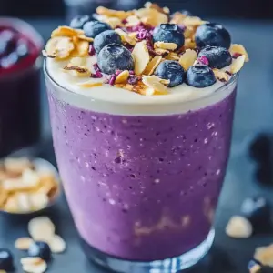 Blueberry Oatmeal Smoothie