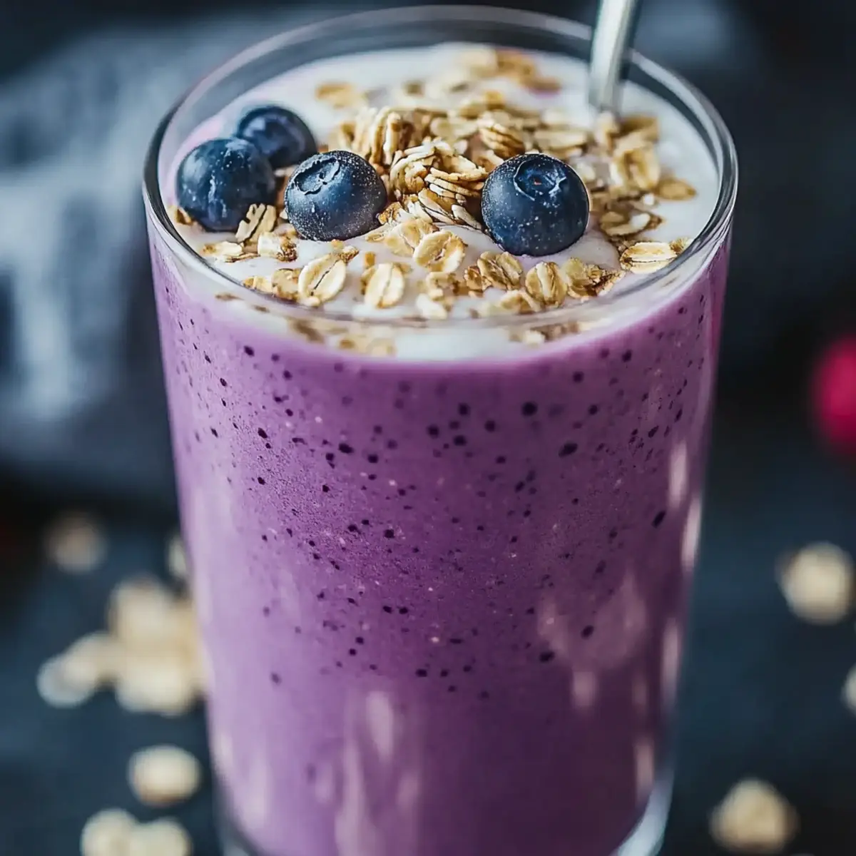 Blueberry Oatmeal Smoothie