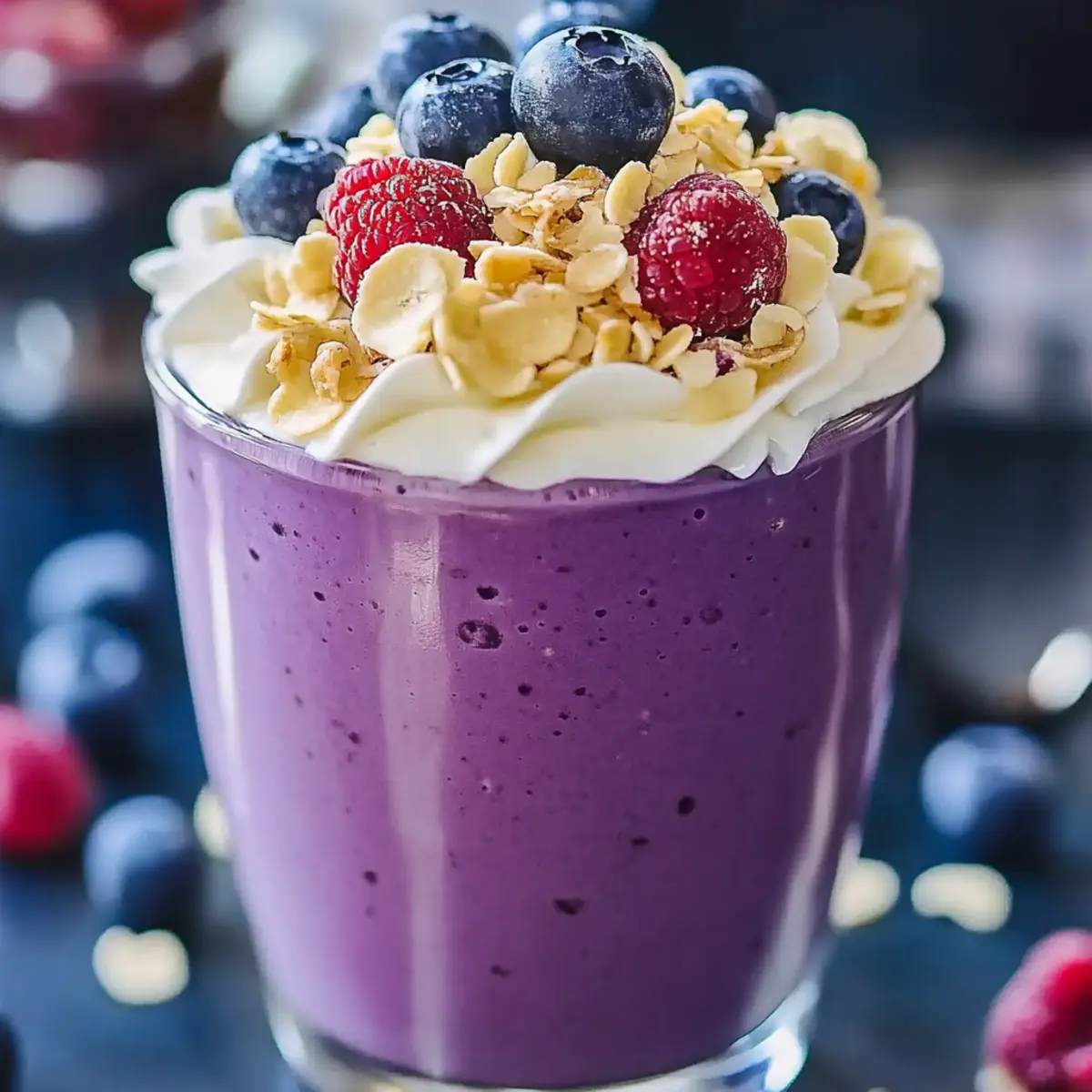 Blueberry Oatmeal Smoothie