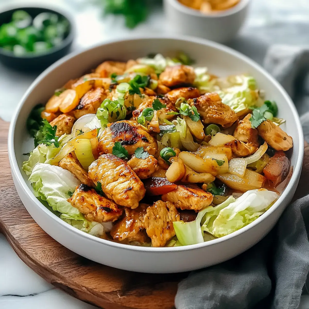 Chicken And Cabbage Stir Fry