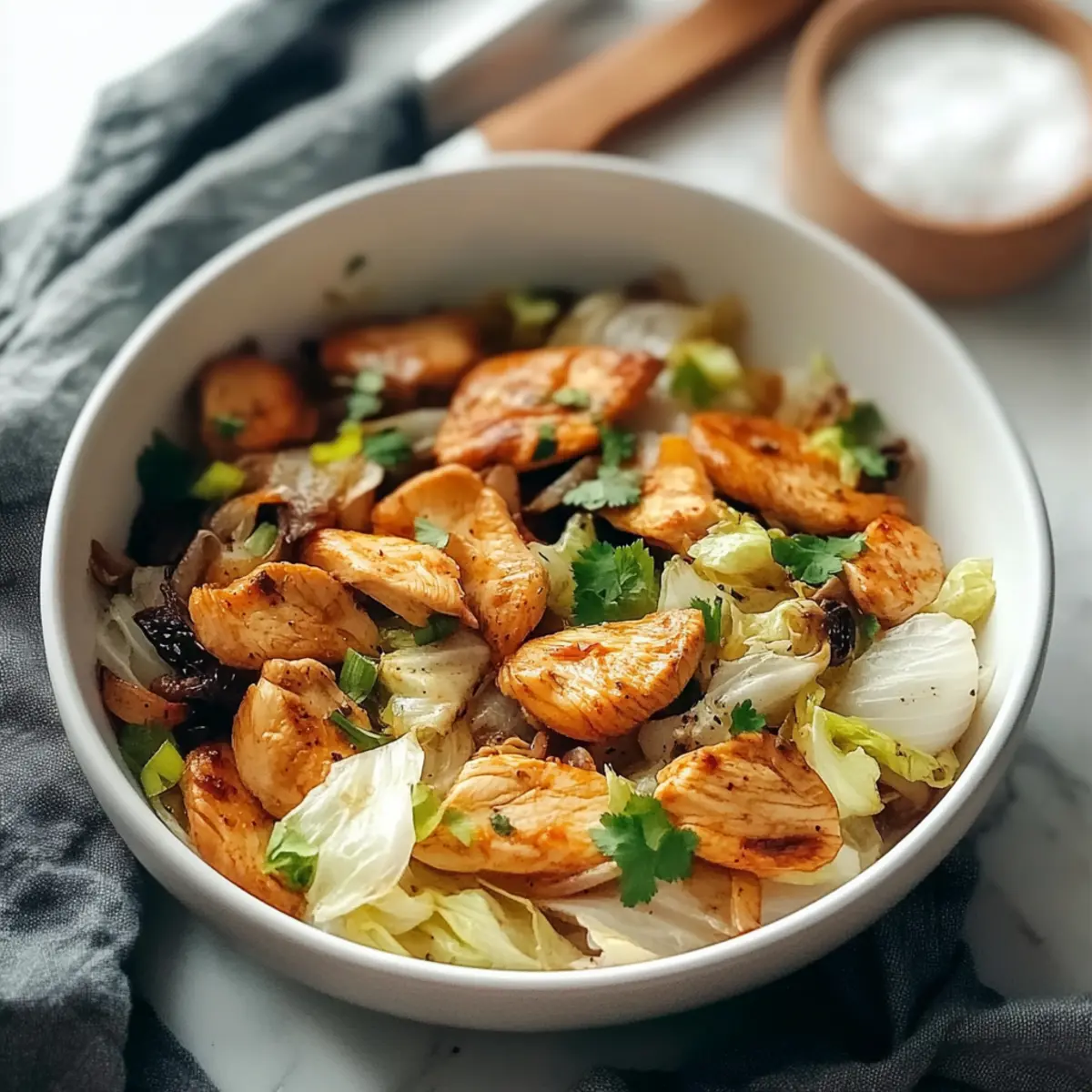 Chicken And Cabbage Stir Fry
