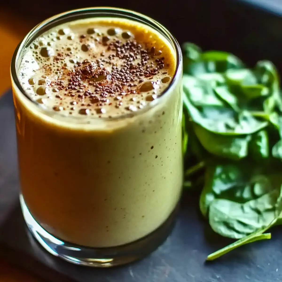Chocolate Spinach Smoothie