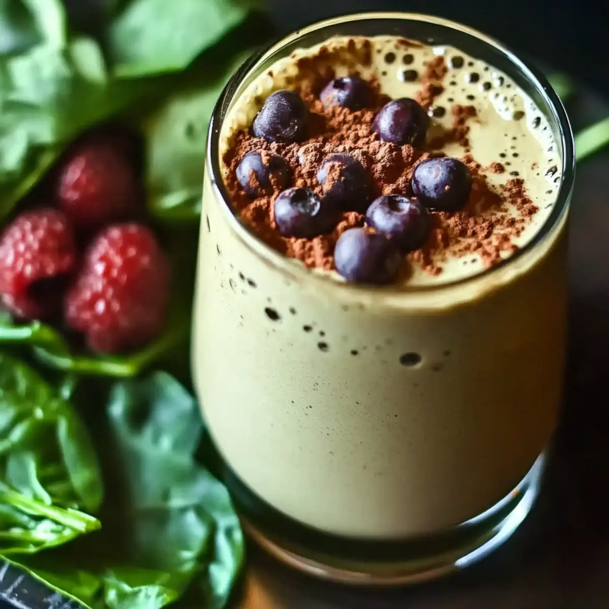 Chocolate Spinach Smoothie