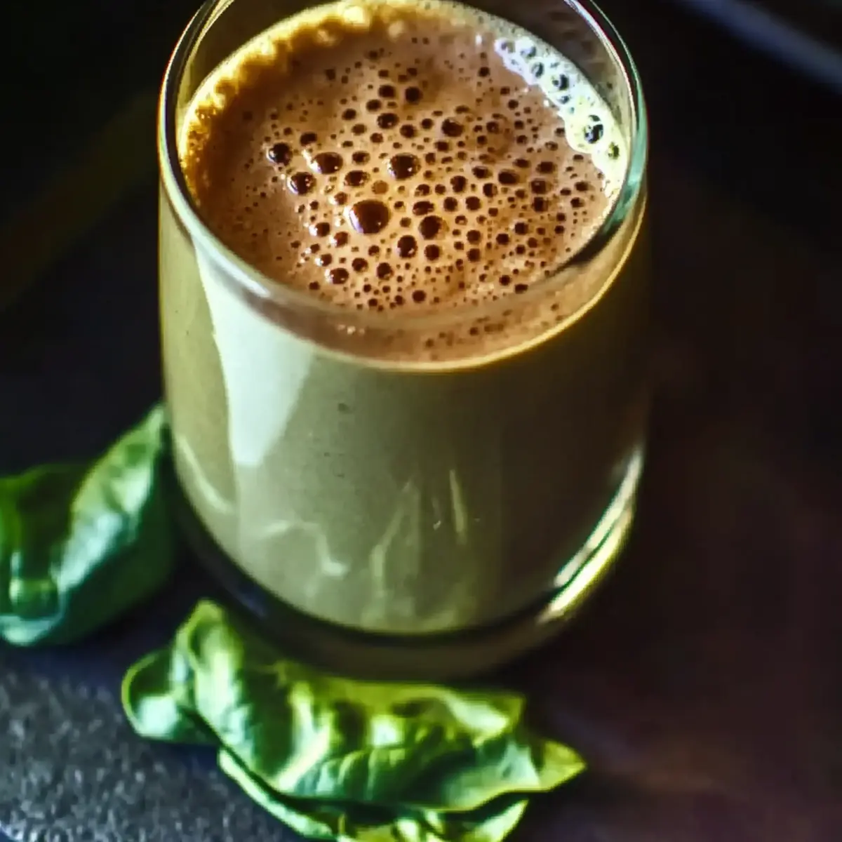 Chocolate Spinach Smoothie