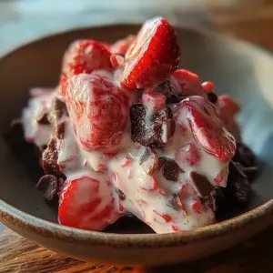 Chocolate Strawberry Greek Yogurt Clusters