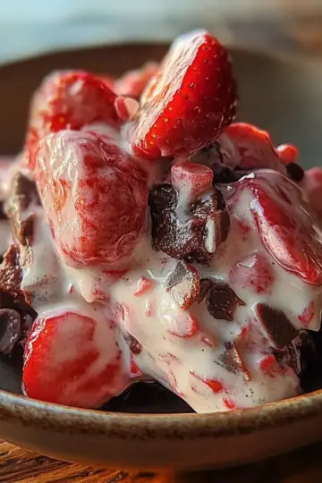 Chocolate Strawberry Greek Yogurt Clusters
