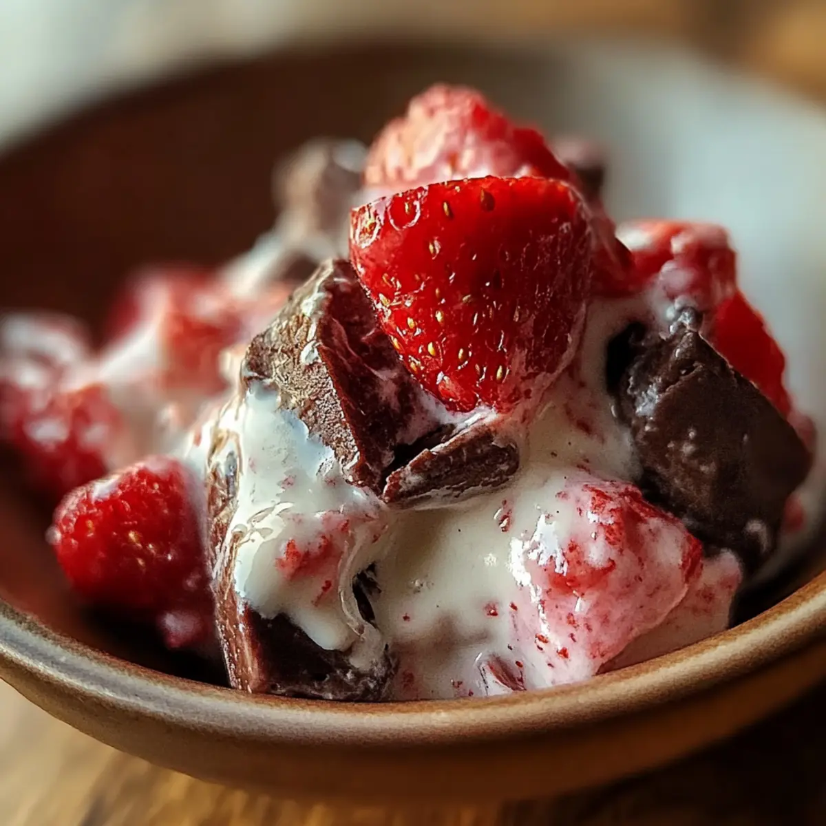 Chocolate Strawberry Greek Yogurt Clusters