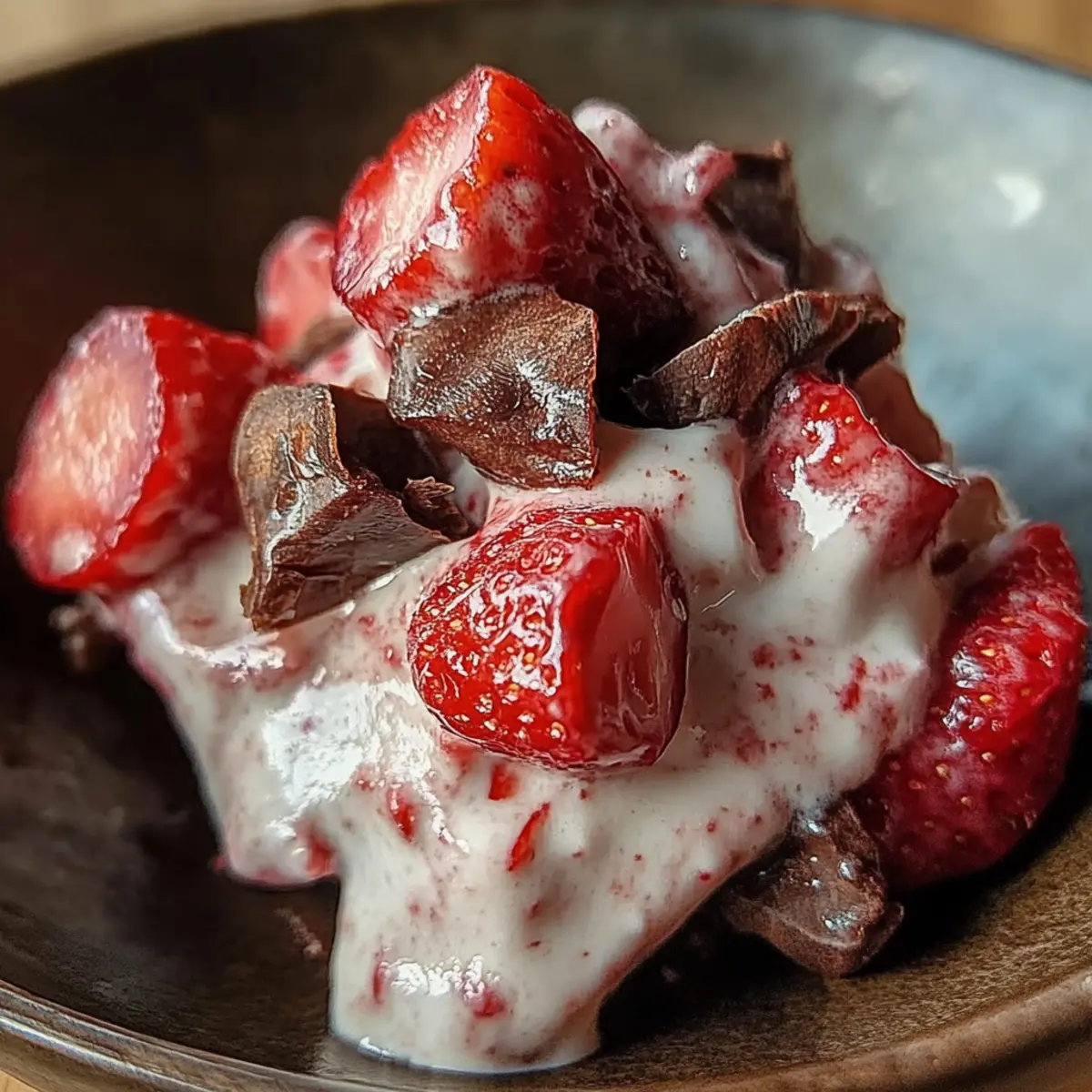 Chocolate Strawberry Greek Yogurt Clusters