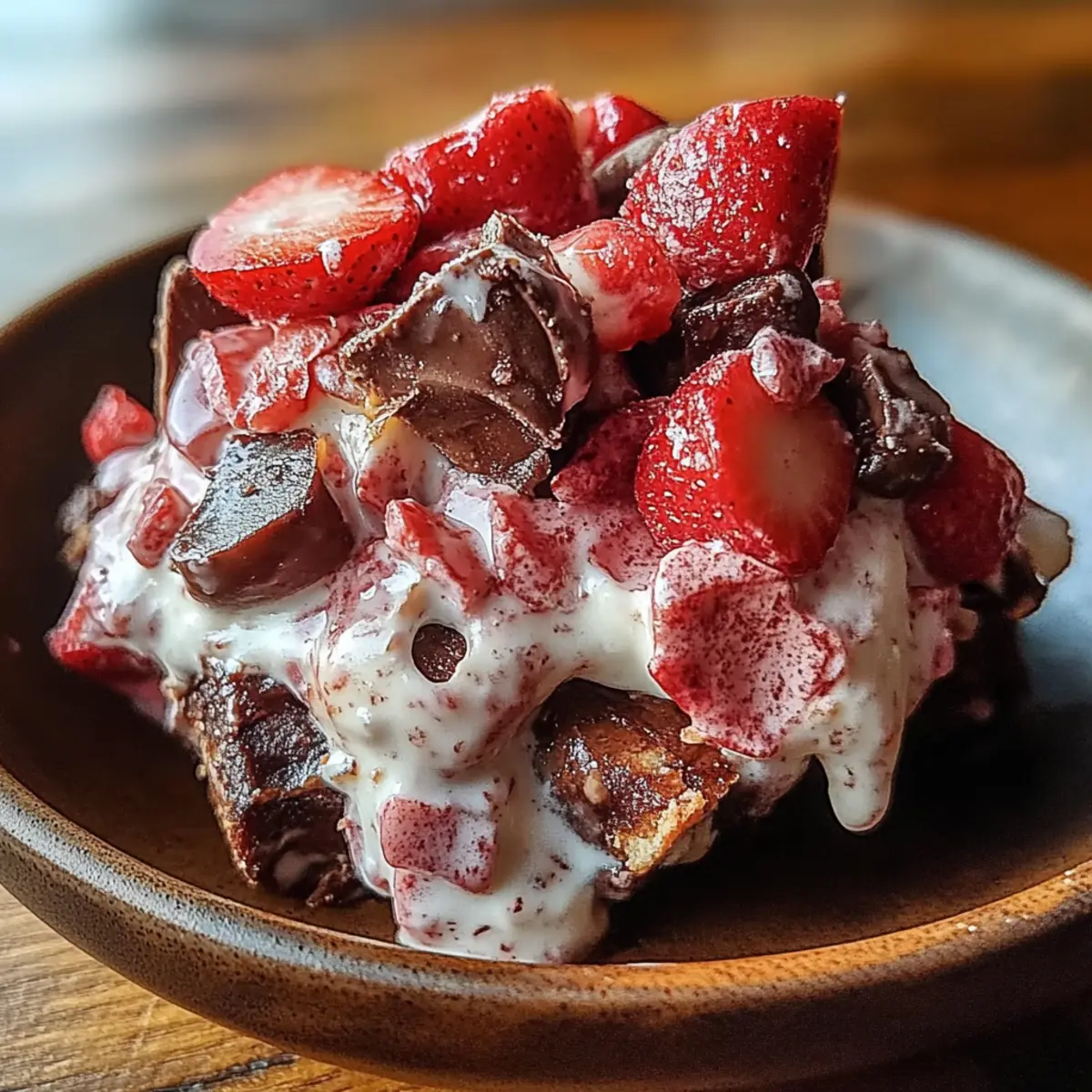 Chocolate Strawberry Greek Yogurt Clusters