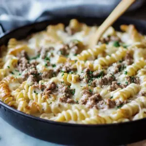 Creamy Ground Beef Pasta