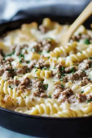 Creamy Ground Beef Pasta