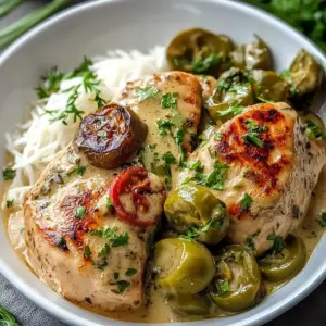 Creamy Pepperoncini Chicken Skillet